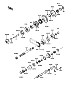 ZX1100 Валансирный вал