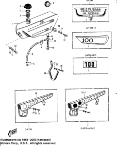 KV100 Oil tank / chain cover