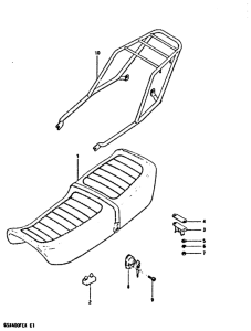 GSX400 Пружина