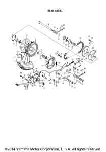 YM1 Переднее колесо
