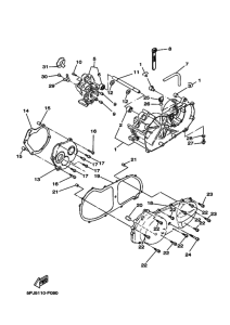 YW50 Картер двигателя