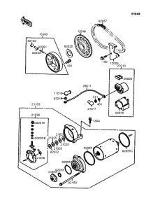 EN400 Starter motor / starter clutch
