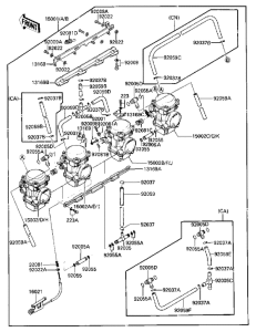 ZX600 Carburetor assy
