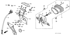  Taillight unit ass`y
