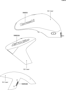 ER650 Decals(silver)(b7f)
