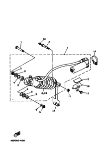 TY250Z Задняя подвеска
