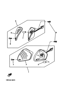 CX50 Rear flasher light assy