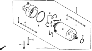 CB400 Стартер