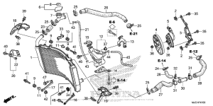 CBR600RR (ABS) Радиатор