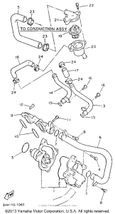 FZR600RDC Водяной насос