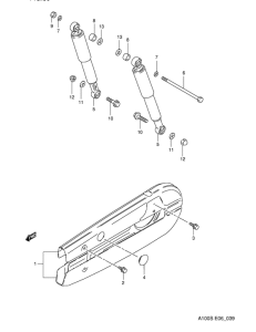 A100 Задние амортизаторы