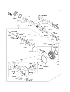 VN1600 Drive shaft / final gear(1 / 2)