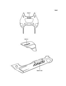 ZX400 Наклейки