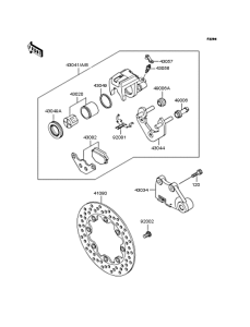  Задний тормоз