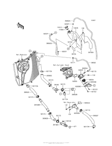 ZX1000 Патрубки охлаждения