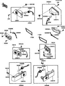 ZG1200 Задний фонарь