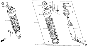 CMX450 Амортизатор