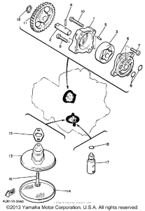 YX600S Масляный насос