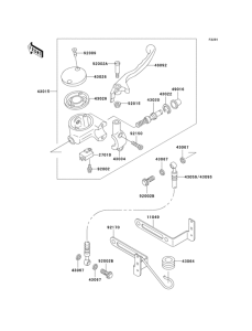 VN800 Главный тормозной цилиндр