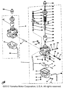 RD400E Карбюратор