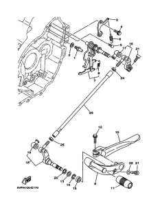 XV1700A XV17AV Shaft shift