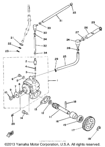 MX175H Масляный насос