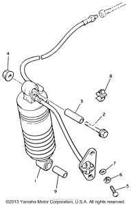 XVZ12TDK Амортизаторы задние
