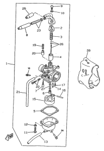 CW50RSX Карбюратор