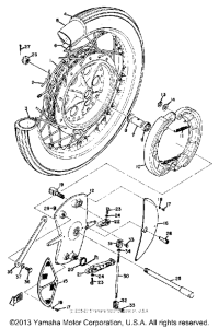 TD2B Переднее колесо