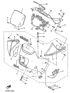 XTZ660 Обтекатель 1