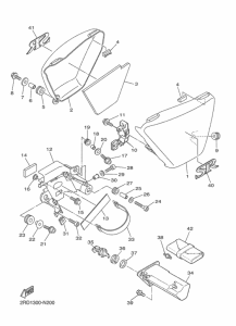 SR400 Боковые обтекатели