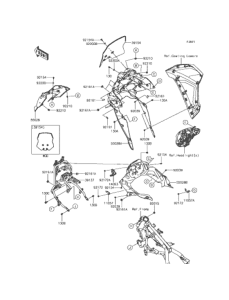 KLE250 カウリング