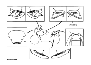 TDM850 ｸﾞﾗﾌｲﾂｸ. ｴﾝﾌﾞﾚﾑ