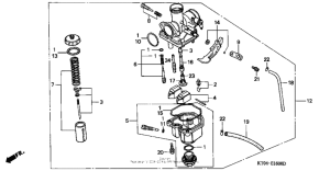 XR200R Карбюратор