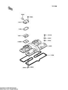 ZX600 Крышка головки цилиндров