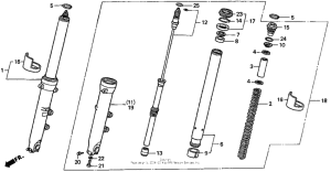  Передняя вилка