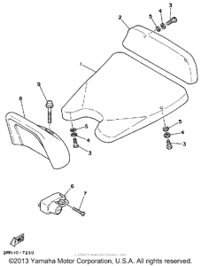 YSR50T Сиденье