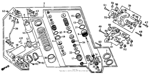 XR350R Shock absorber 85