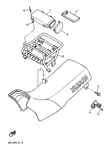 XT500T Сиденье