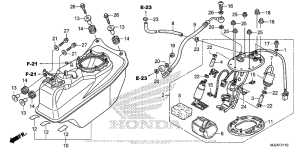ST1300P (ABS) Топливный насос