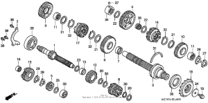 VFR800 (ABS) Трансмиссия