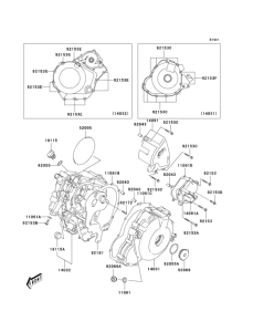 LV1000 Крышки двигателя