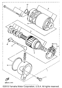 XJ600SDC Стартер