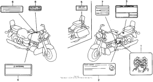 GL1500C Caution label (1)