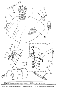 IT175H Топливный бак
