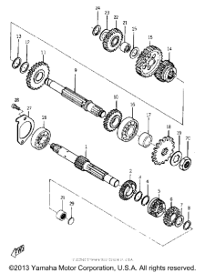 YG5S Transmission gear
