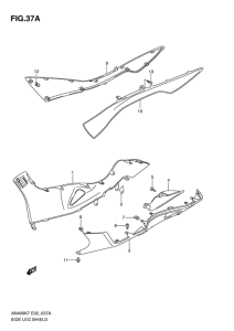 AN400 (ABS) Side leg shield