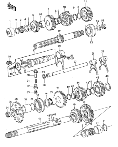  Transmission / change drum