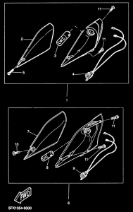 CW50RS Поворотники