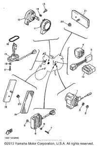 XJ700XSC Электрика